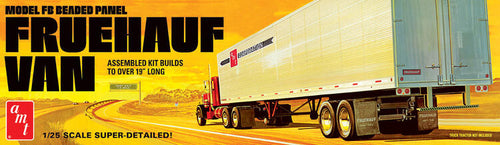 AMT 1/25 Fruehauf Beaded Van Trailer