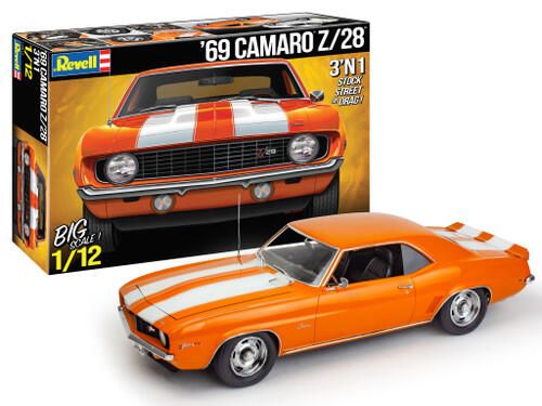Revell 1/12 1969 Camaro Z/28 3n1 (Large scale)