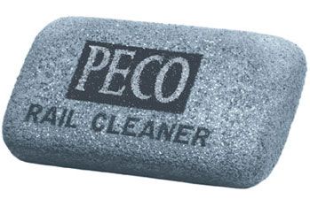Peco Abrasive Rubber Block Rail/Track Cleaner
