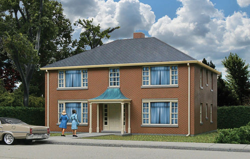 Walthers Cornerstone HO 4-Unit Apartment Building - Kit