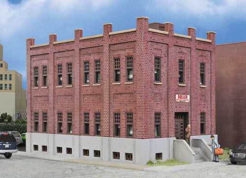 Walthers Cornerstone HO Brick Office Building - Kit