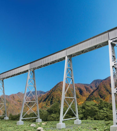 Walthers Cornerstone HO Steel Railroad Bridge Tower Bent - Kit pkg(2)