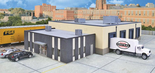 Walthers Cornerstone HO Central Beverage Distributors with Office Annex - Kit