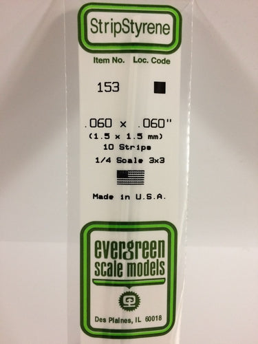 Evergreen Styrene Strip .060