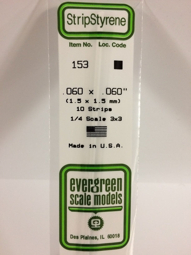 Load image into Gallery viewer, Evergreen Bande de styrène – .060″, .060″ (269-153)
