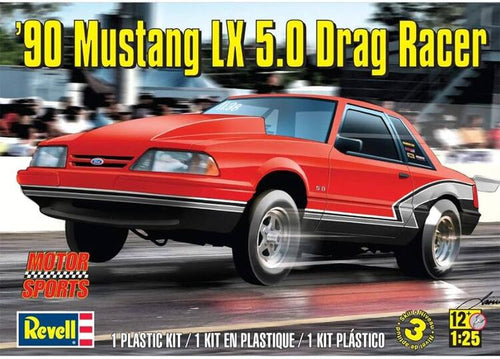 Revell 1/25 '90 Mustang LX 5.0 Drag Racer SL3