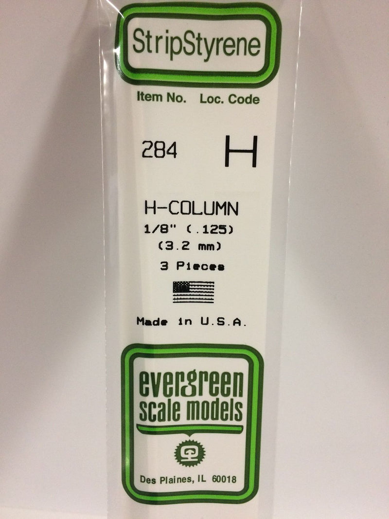 Load image into Gallery viewer, Evergreen Profilé en H de styrène – .125″ (269-284)
