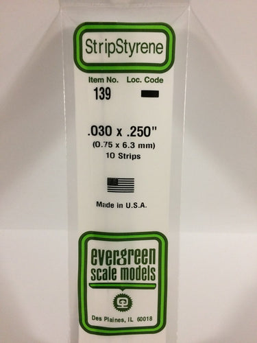 Evergreen Styrene Strip .030