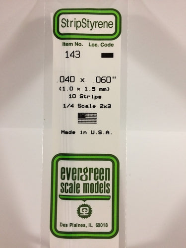 Evergreen Styrene Strip .040