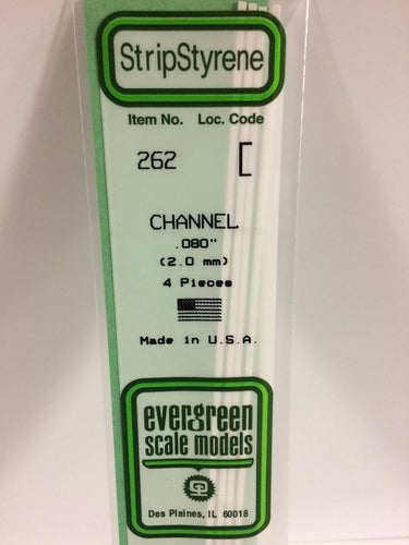 Evergreen Styrene Channel .080