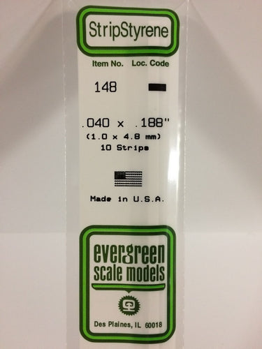 Evergreen Styrene Strip .040