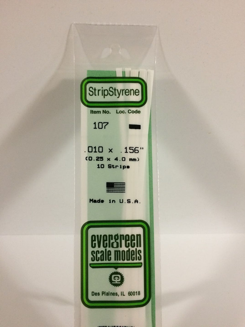 Load image into Gallery viewer, Evergreen Bande de styrène – .010″, .156″ (269-107)

