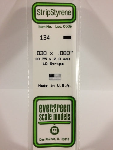 Evergreen Styrene Strip .030