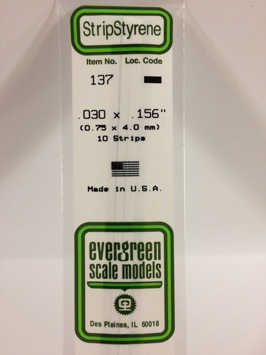 Evergreen Styrene Strip .030