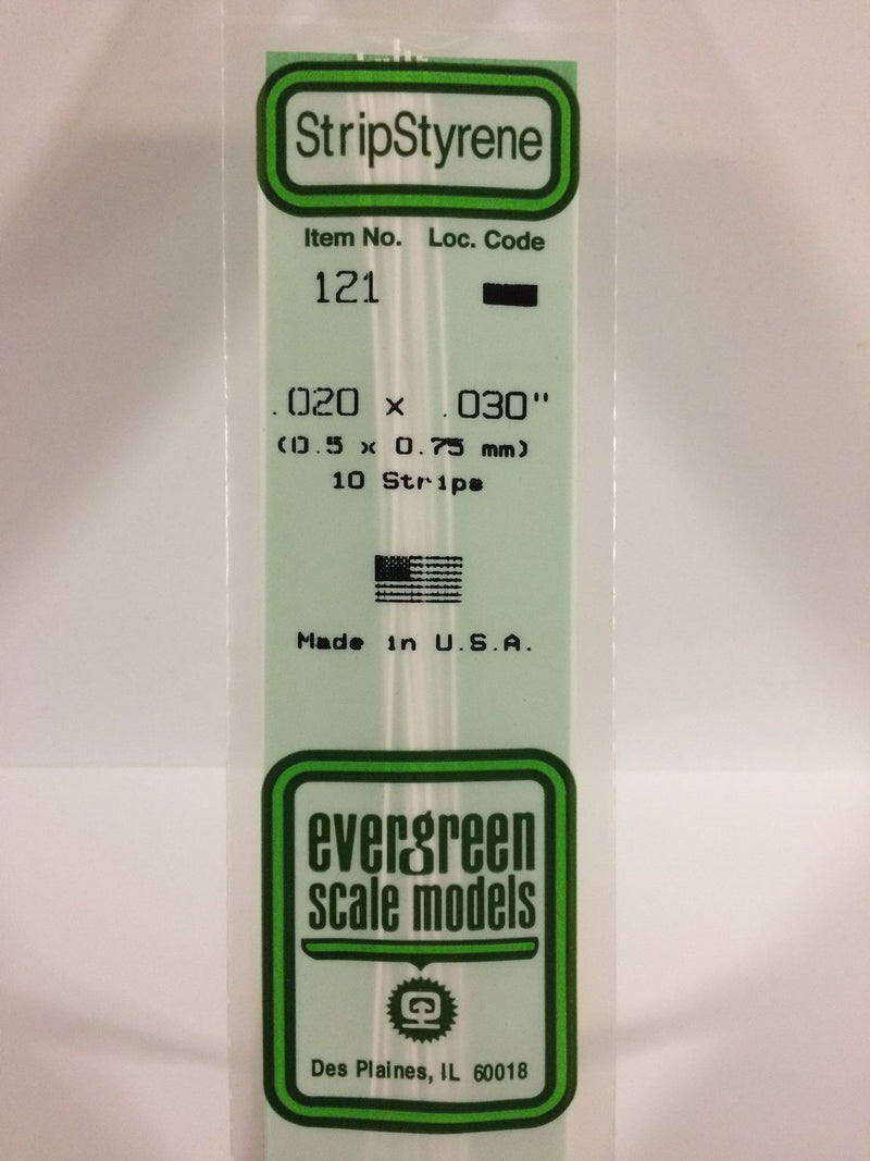 Load image into Gallery viewer, Evergreen Bande de styrène – .020″, .030″ (269-121)
