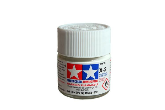 Tamiya Paint X2 Gloss White 10ml.