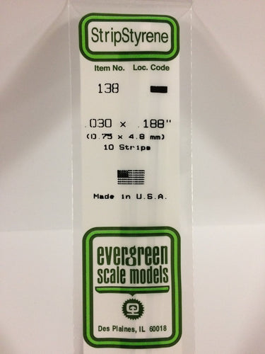 Evergreen Styrene Strip .030