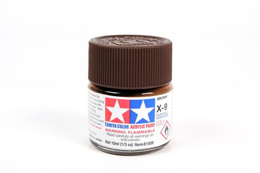 Tamiya Paint X9 Gloss Brown 10ml.