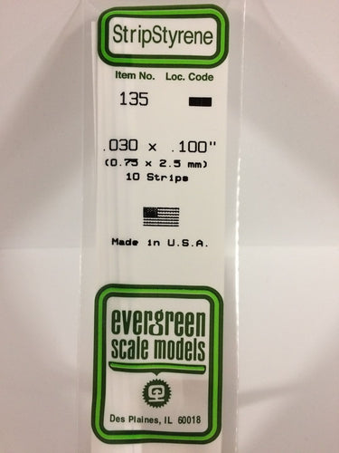 Evergreen Styrene Strip .030