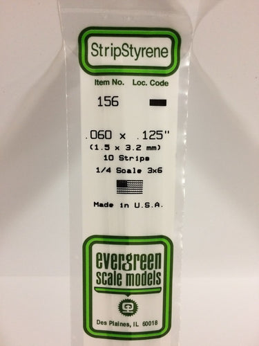 Evergreen Styrene Strip .060