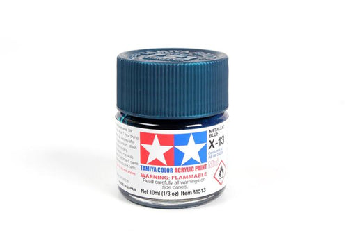 Tamiya Paint X13 Gloss Metallic Blue 10ml.