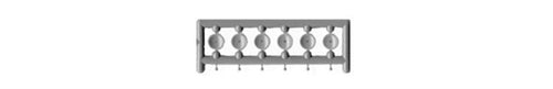 Tichy Train Group HO Lamp Reflectors pkg(24)