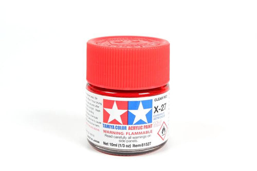 Tamiya Paint X27 Gloss Clear Red 10ml.
