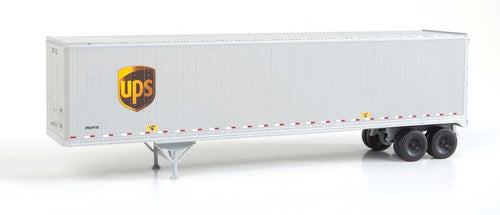 Walthers SceneMaster 45' Stoughton Trailer 2-Pack UPS Modern Shield