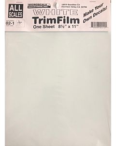 Microscale Trim Film - 8-1/2 x 11