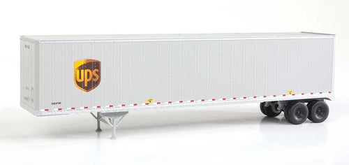 Walthers SceneMaster 48' Stoughton Trailer 2-Pack UPS Modern Shield