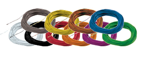 ESU Super thin cable, 0.5mm, AWG36, 10m, yellow