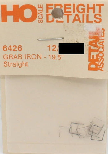 Detail Associates HO Freight Car Grab Irons - 19-1/2
