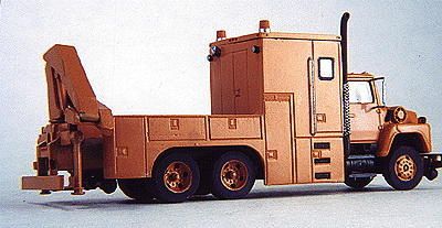 Custom Finishing HO Wreck Crane Supply Carrier Body - Kit (unpainted metal) - Fits Atlas Ford Tractor sold separately
