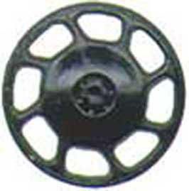 Kadee Universal Type Brake Wheels pkg(8) - Black