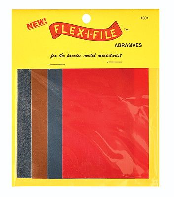 Flex-I-File Abrasives Includes 2 Sheets Each #150, 280, 320 & 600 Grit