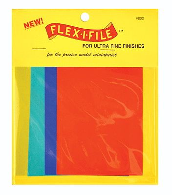 Flex-I-File Ultra Fine Abrasives Ultra-Fine Finishing/Polishing-Includes 2 Each #1000, 1500, 6000, 10,000 Grits