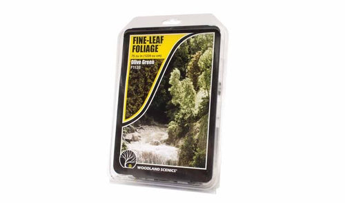 Woodland Scenics Fine Leaf Foliage - Olive Green - 75 in3 (1.22 dm3)