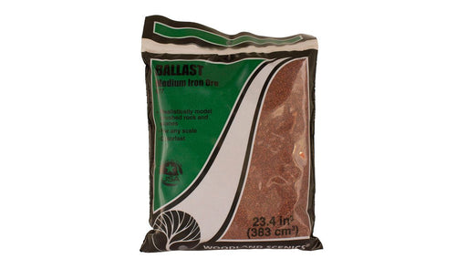 Woodland Scenics Ballast Medium Iron Ore 12oz 340g
