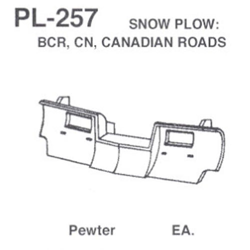 Details West HO Snow Plows - Canadian National BC Rail & Other Canadian Names