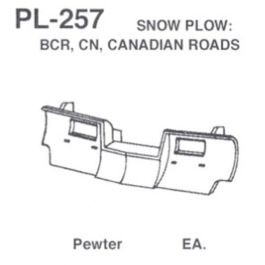 Details West HO Snow Plows - Canadian National BC Rail & Other Canadian Names