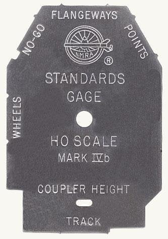 NMRA HO Scale standards gauge