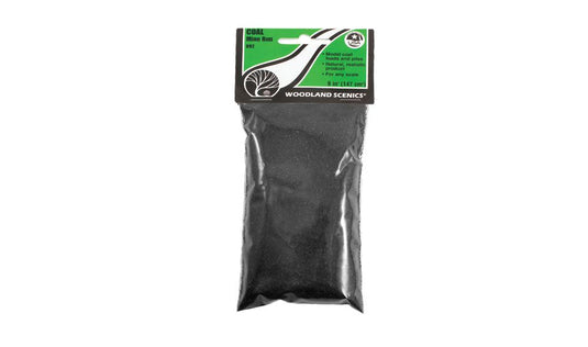 Woodland Scenics Coal 6oz 170g Mine Run unsorted