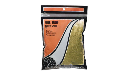 Woodland Scenics Fine Turf - Yellow Grass 18 cu in 295 cu cm