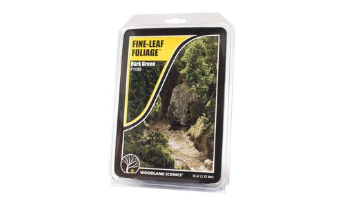 Woodland Scenics Fine Leaf Foliage - Dark Green - 75 in3 (1.22 dm3)