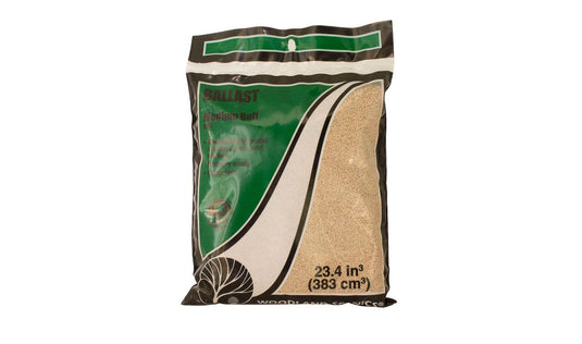 Woodland Scenics Ballast Medium Buff 12oz 340g