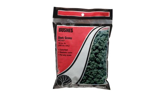 Woodland Scenics Bushes Clump-Foliage 18 cu.in. Dark Green