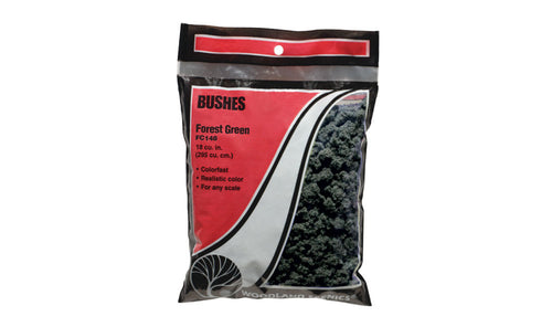 Woodland Scenics Bushes Clump-Foliage 18 cu.in. Forest Green