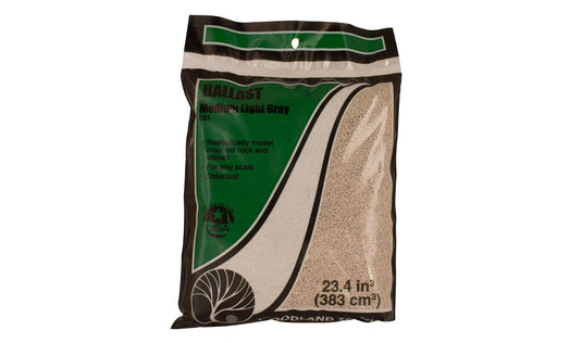 Woodland Scenics Ballast Medium Light Gray 12oz 340g