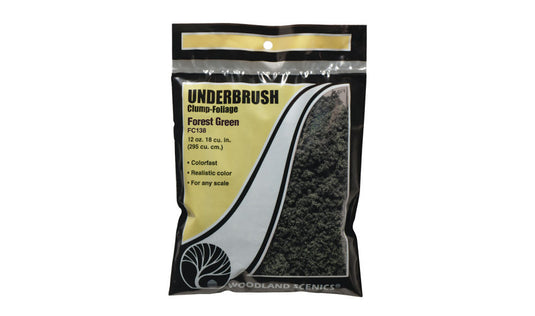 Woodland Scenics Underbrush Clump-Foliage 18 cu.in. Forest Green