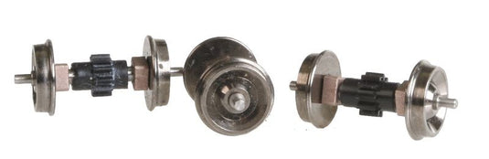Walthers Proto HO Replacement Geared Driver Assembly (Diesel Wheelset) pkg(3) - For Early PROTO 2000(R) E6/7/8/9